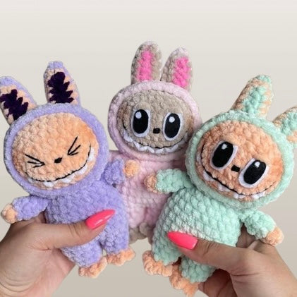 Make a Labubu in Crochet – Complete PDF Pattern with Photos